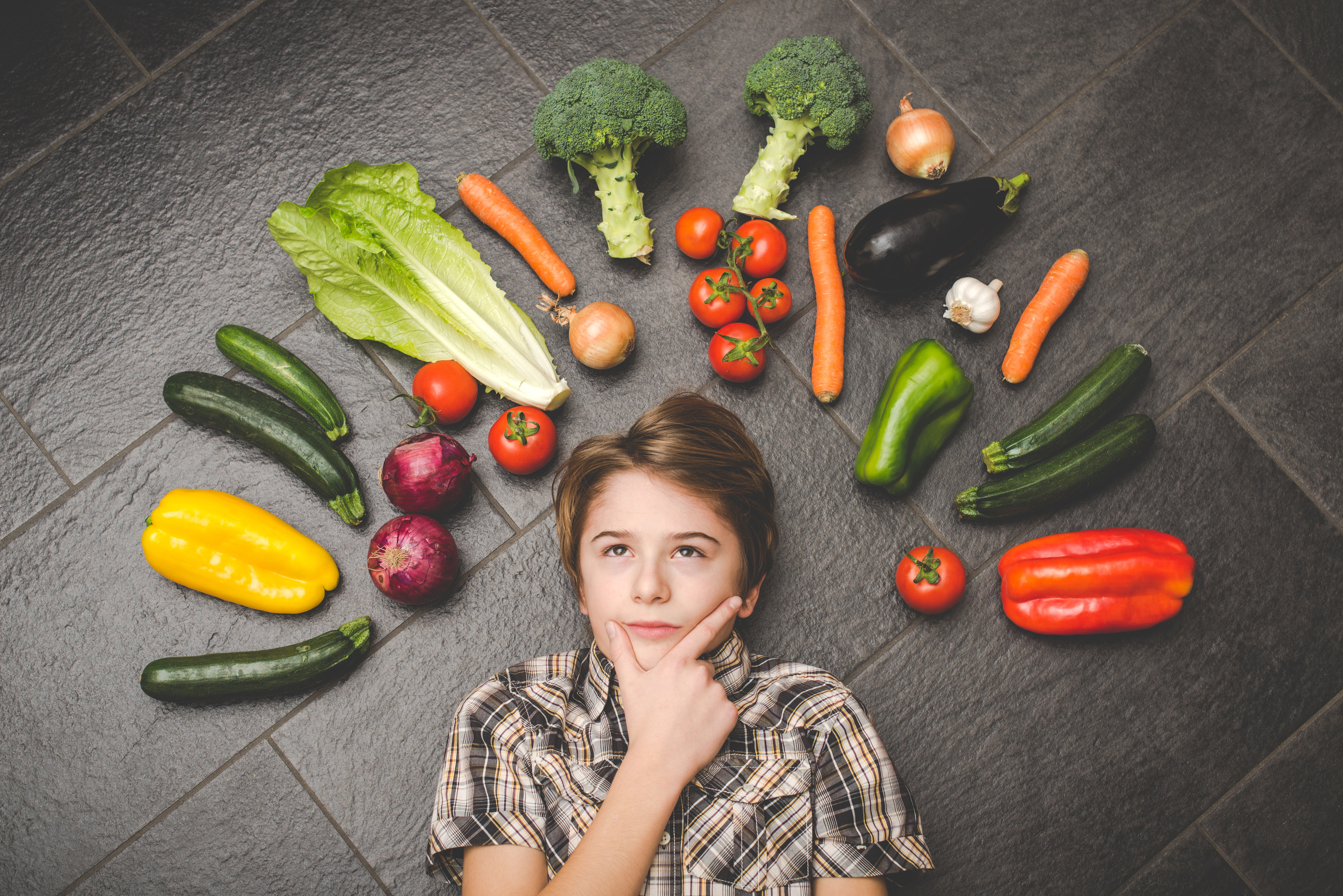 alimentación vegetariana en niños